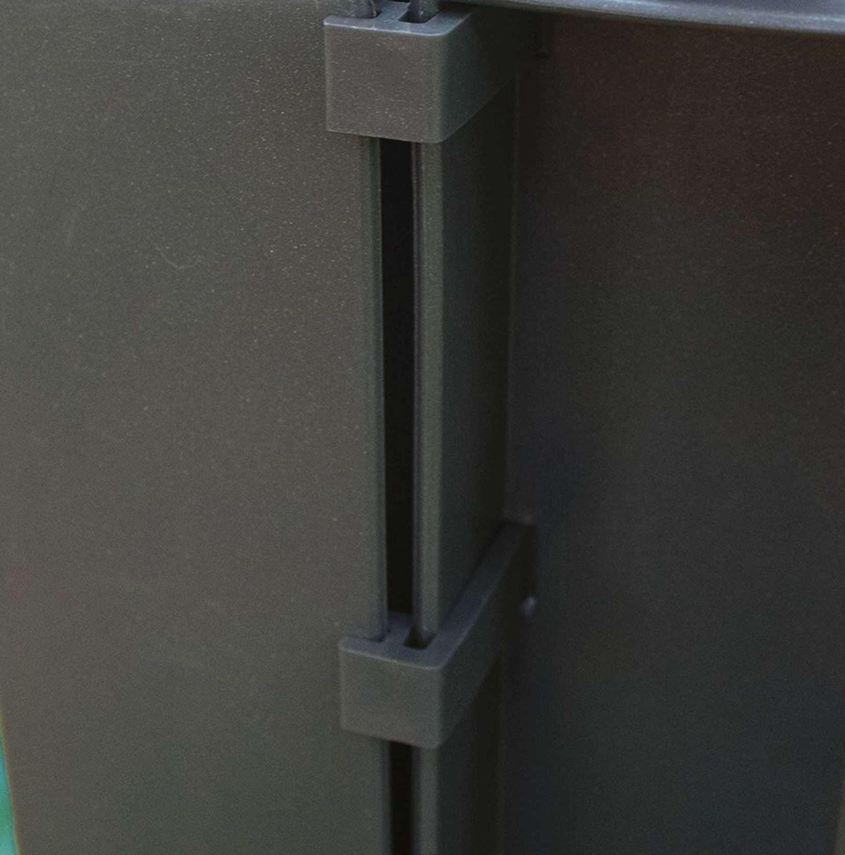 KHW Pflanzkasten mit Spalier 2er Set klein 43 cm anthrazit