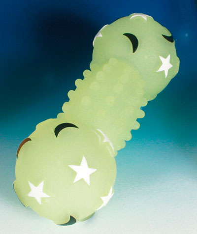Hundespielzeug Hantel Moonlight Vinyl TRIXIE 18cm