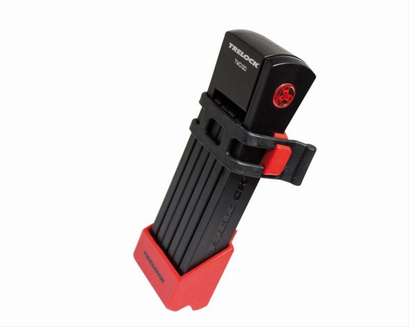 Fahrradschloss / Faltschloß Trelock FS 200 Two.Go rot Länge 75cm