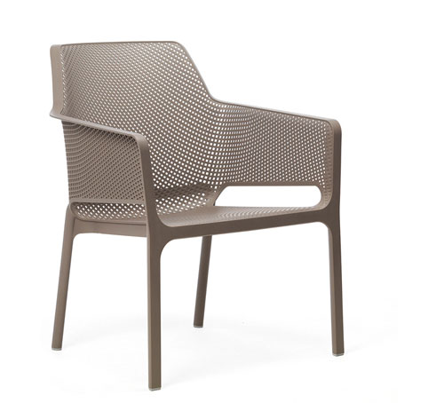 Nardi Gartensessel / Stapelsessel Net Relax Kunststoff tortora