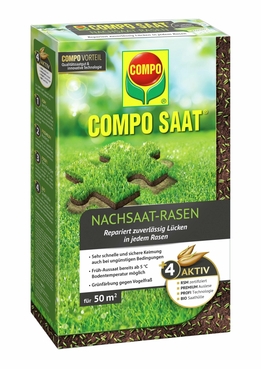 COMPO SAAT Nachsaat Rasen 1kg