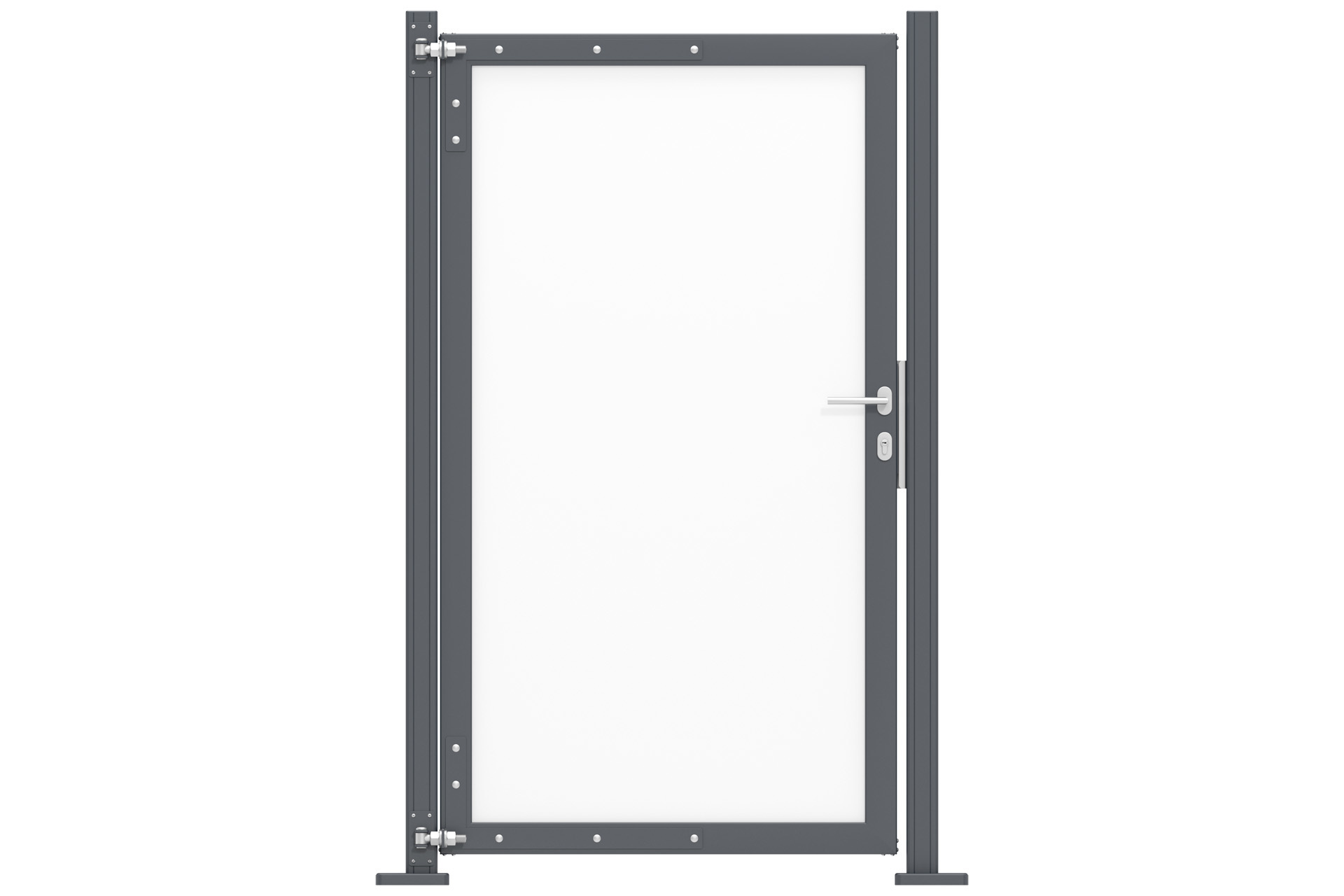 EASY-BOARDS Alu-Torrahmen-Set Anthrazit 100 x 181 cm