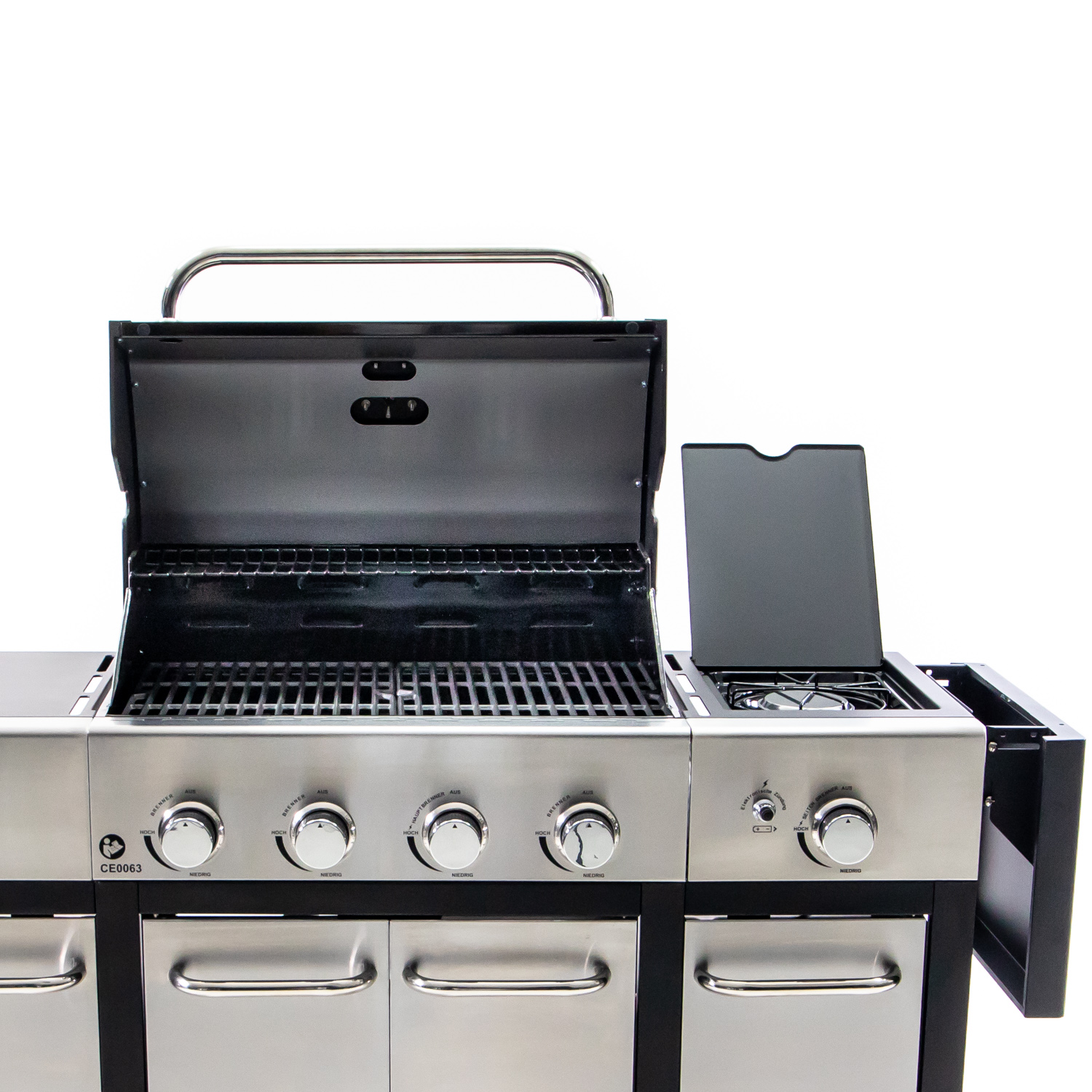 Gasgrill Grillküche Rhön 4 Brenner und Seitenbrenner Gasgrill Grillküche Rhön 4 Brenner und Seitenbrenner