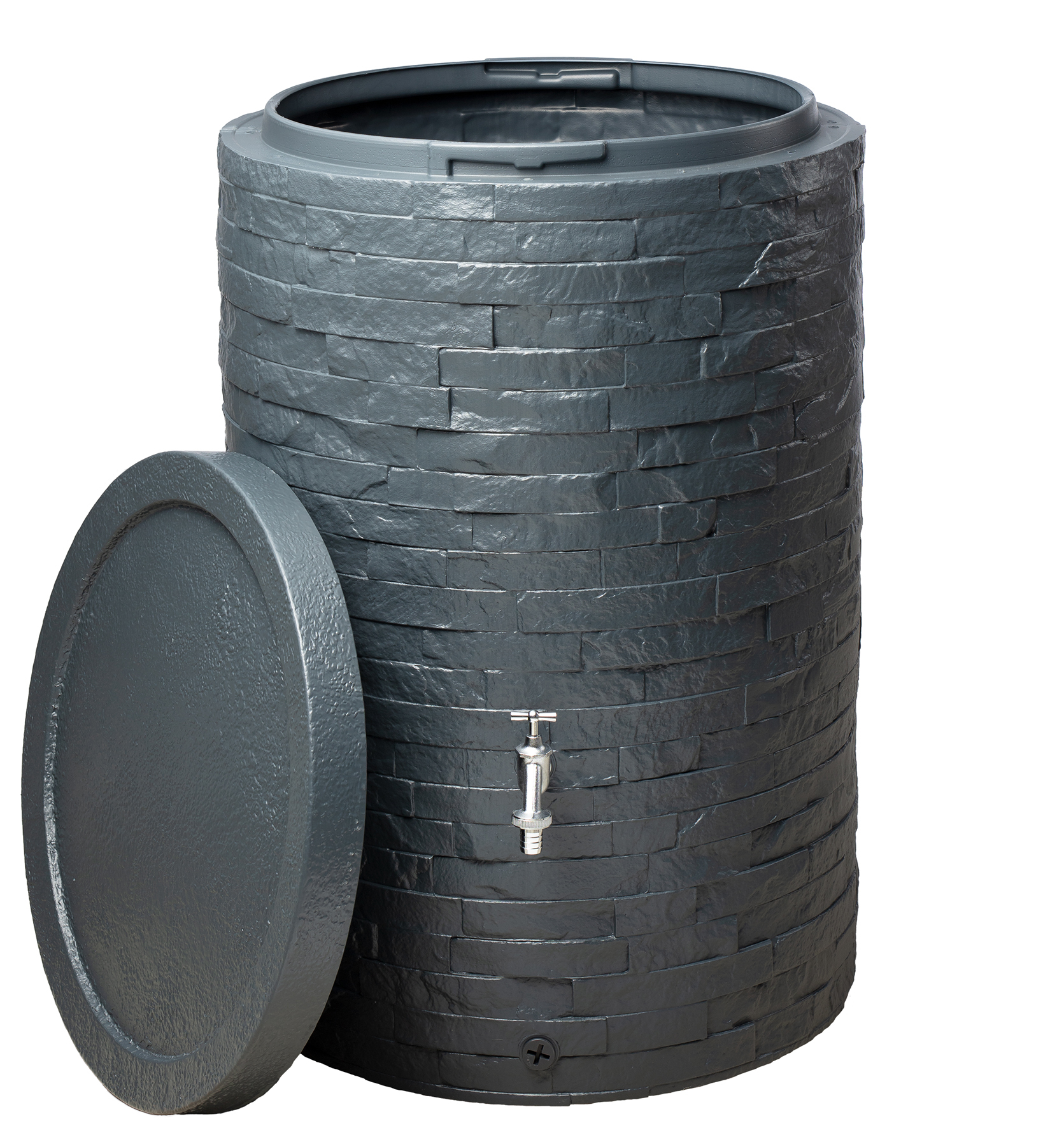 GRAF Regentonne Regenspeicher Muro 260L graphite grey