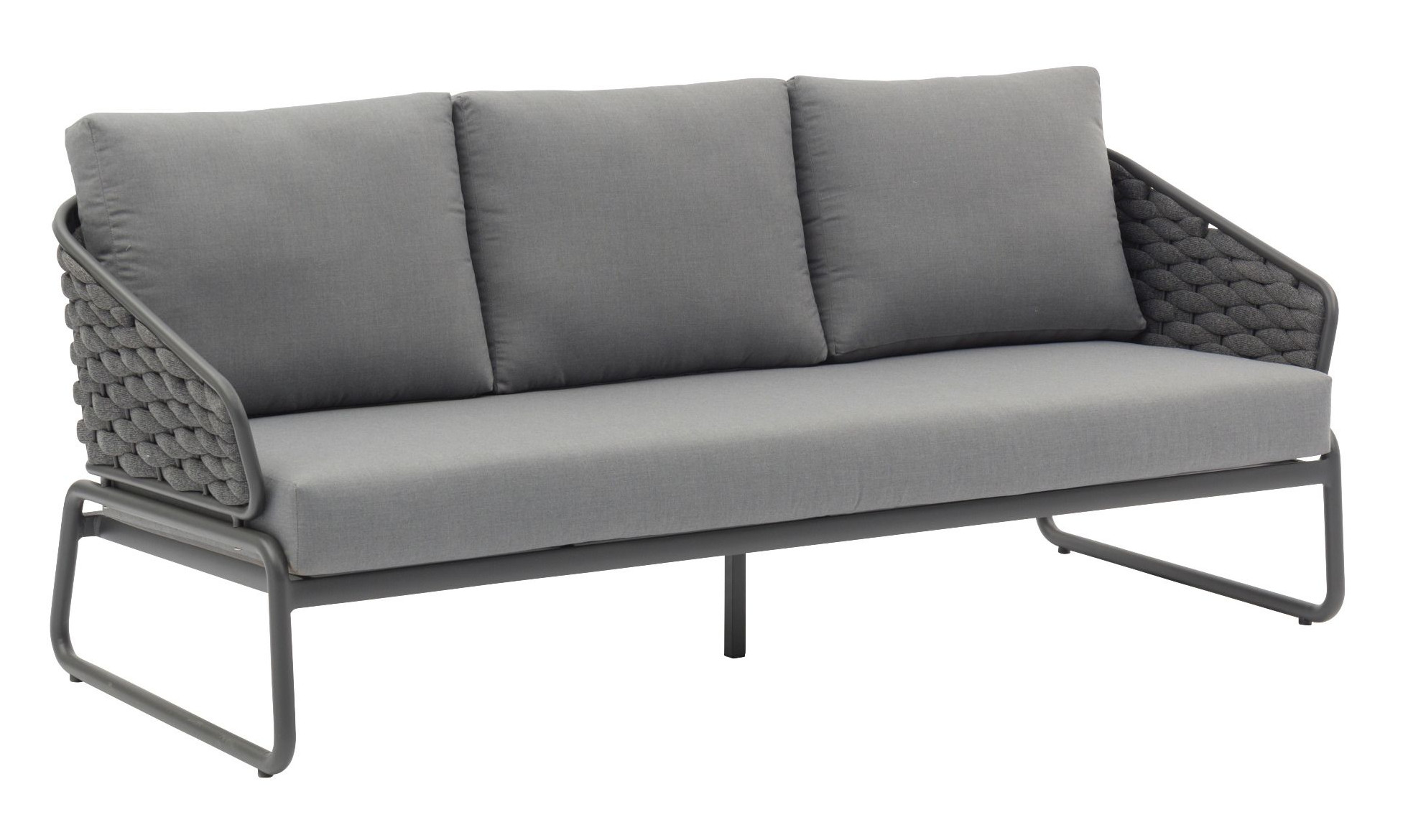 Lounge Sofa 3 er "Lago" grau
