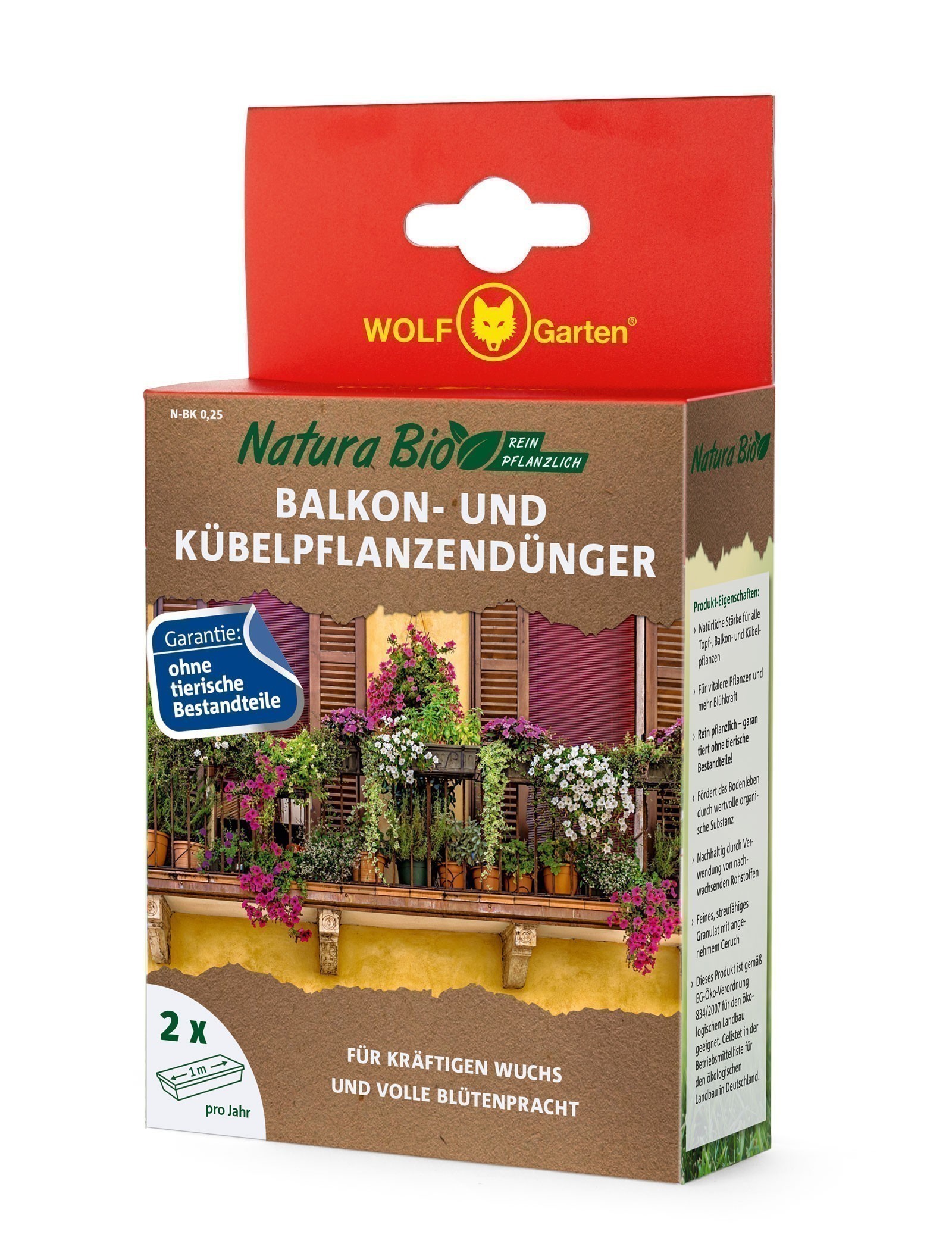 Wolf Garten Natura Bio Balkonkastendünger N-BK 0,25