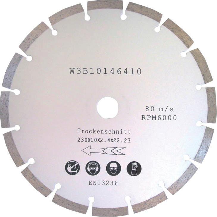 Dia. Trennscheibe 3014 Ø 178 mm x 22,23 mm STRECKE