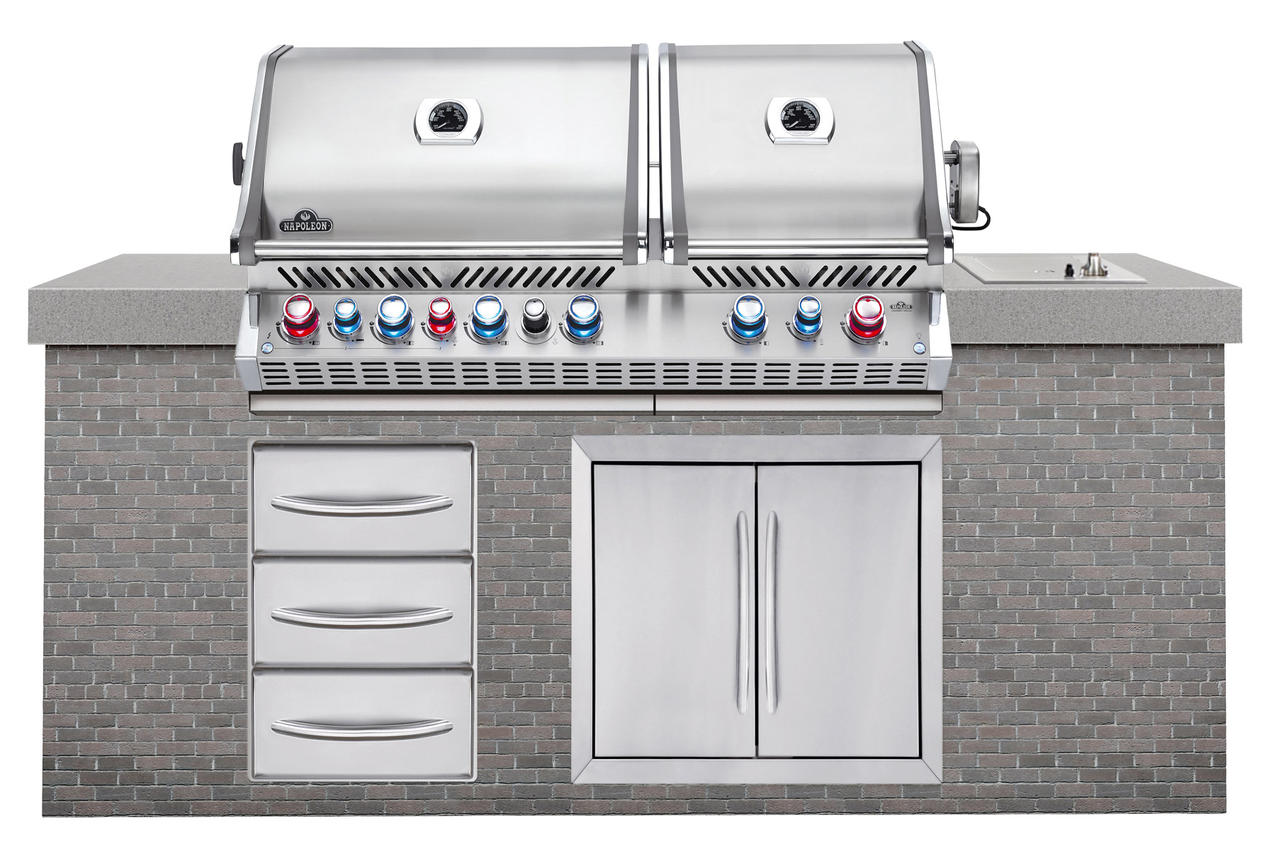 Napoleon Gasgrill /Einbaugrill Prestige ProT 825 Edelstahl