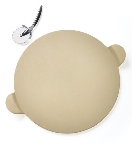 Napoleon PRO Pizzastein rund Ø38cm mit Pizzaschneider