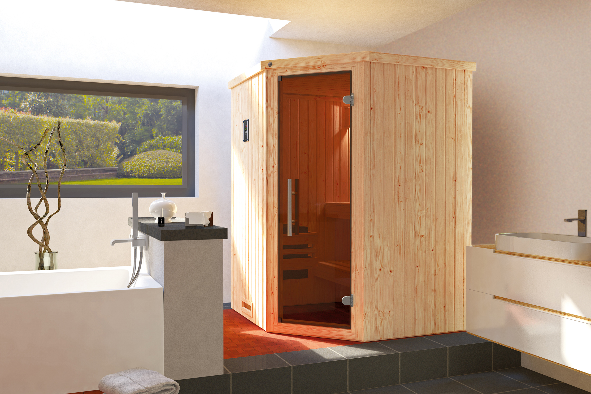 Weka Ecksauna KIRUNA 1 GT BioS