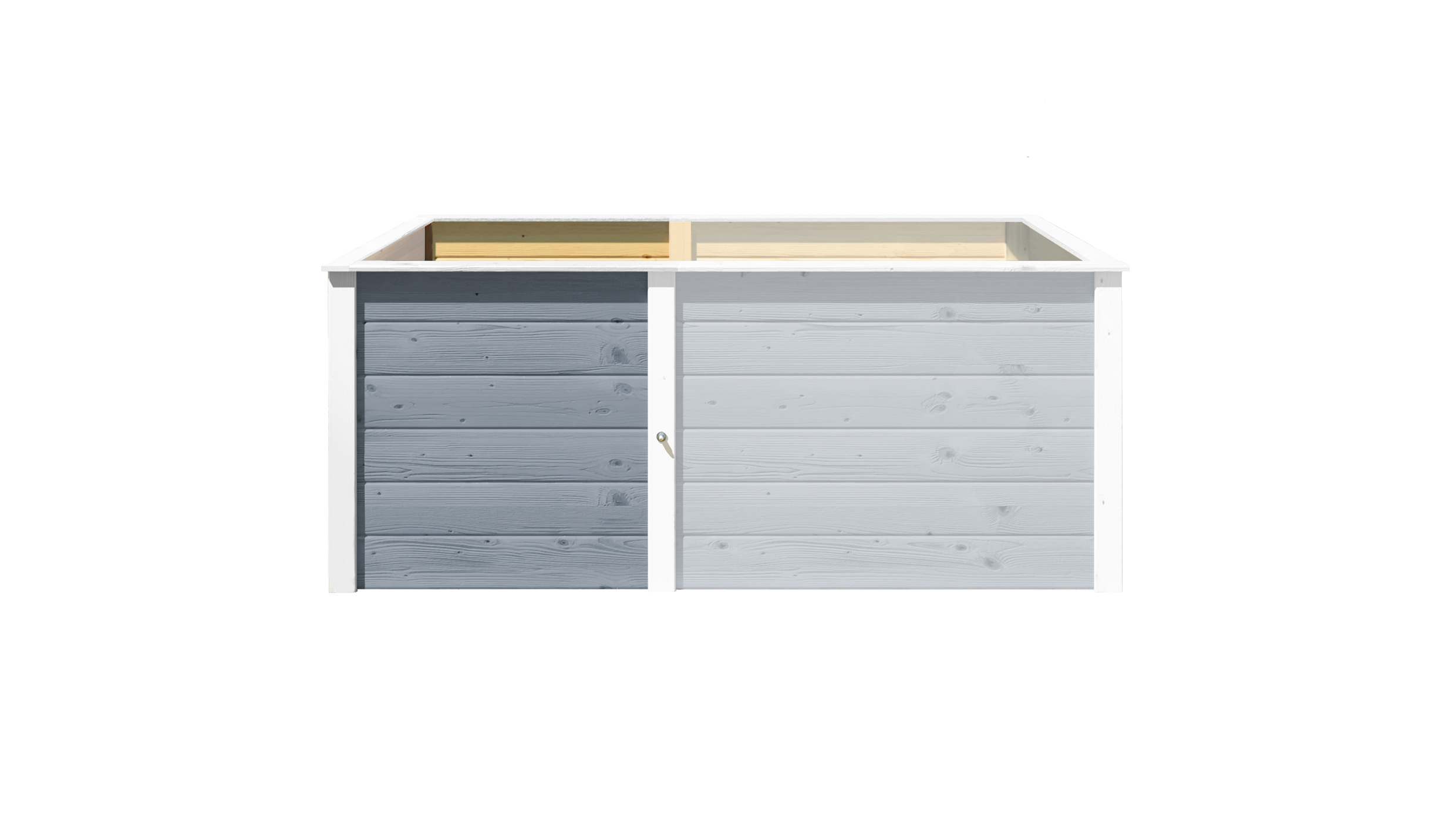weka Ergänzungssatz Hochbeet Modular, 21 mm, grau