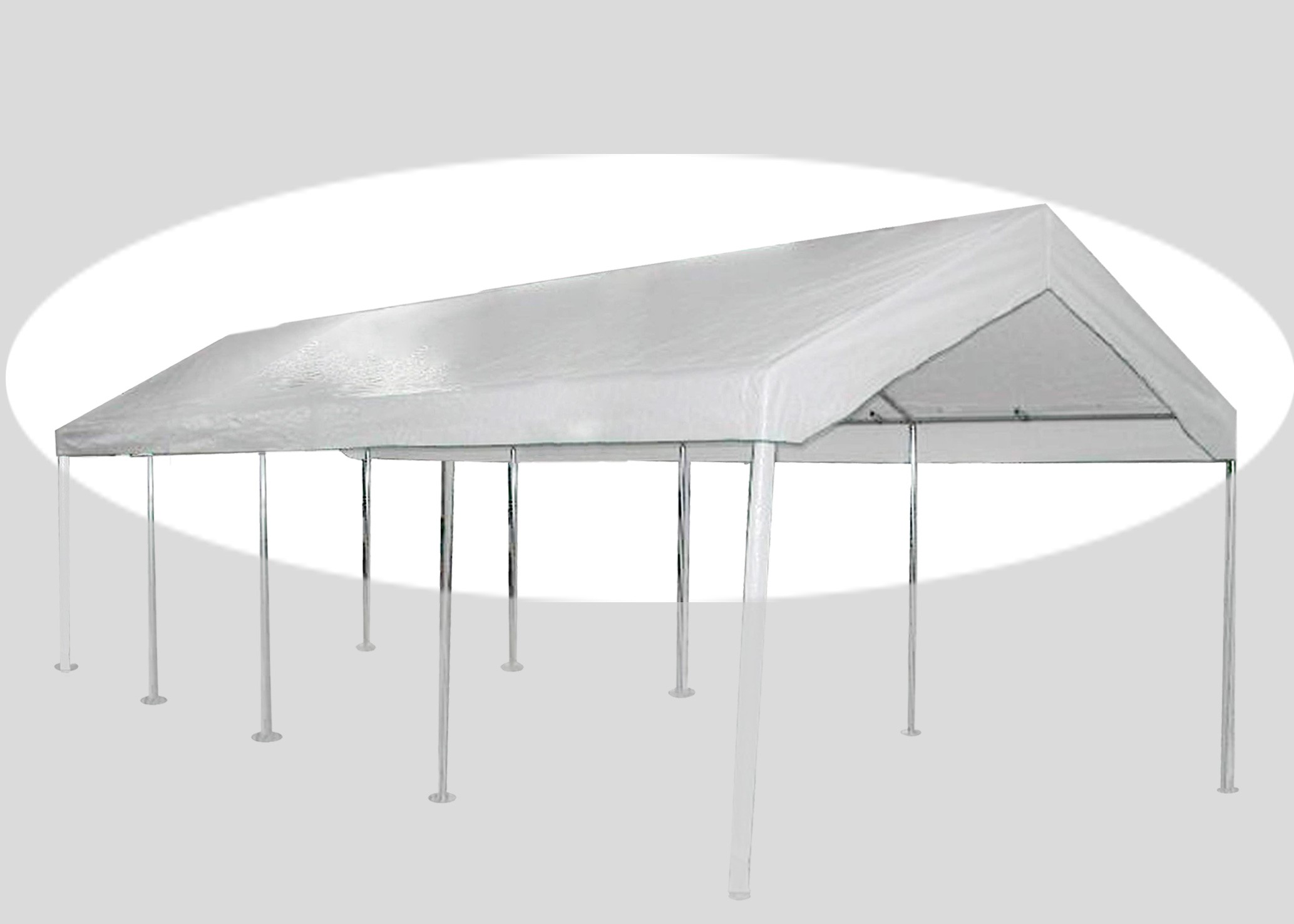 B-Ware Ersatzdach zu Pavillon / Profi-Partyzelt Bellavista 4x8 m weiß