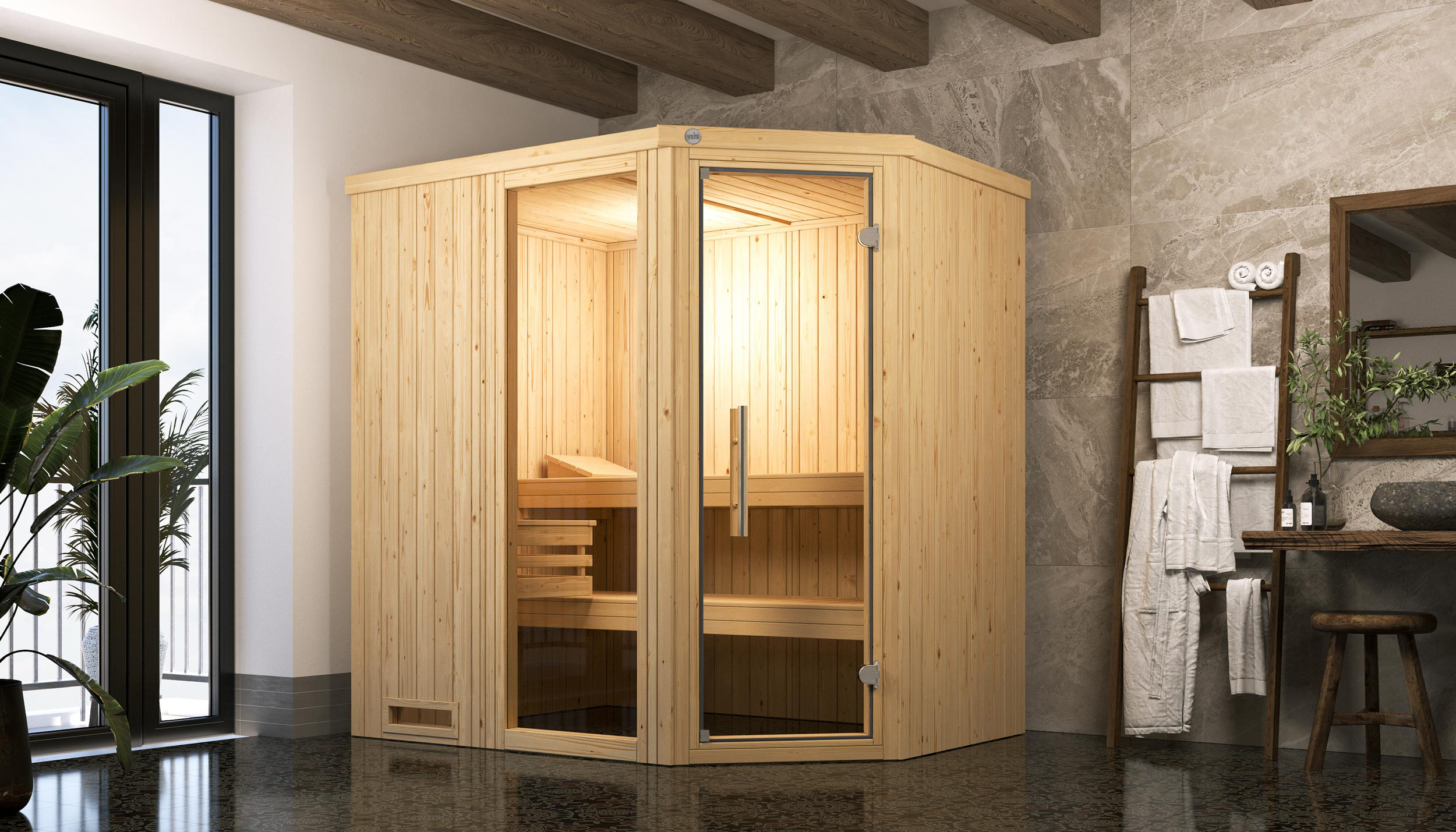 Weka Ecksauna VARBERG 1 GTF