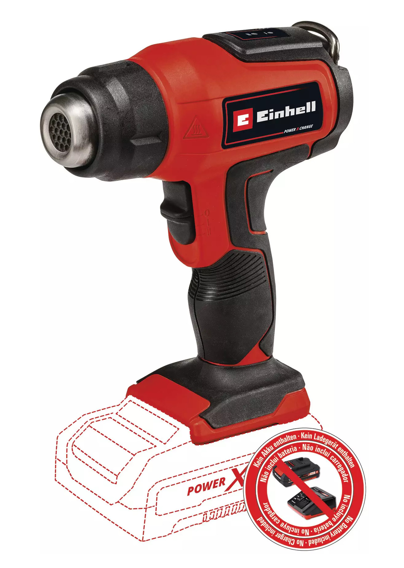 Einhell Akku Heisluftpistole TE-HA 18 Li Solo