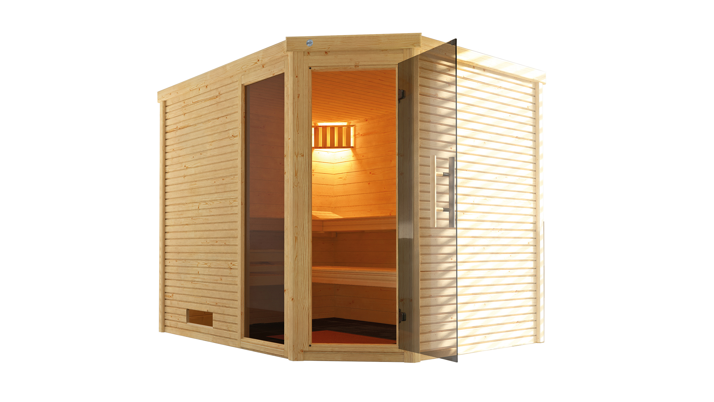 Weka Sauna CUBILIS ECK Gr.3 All-In