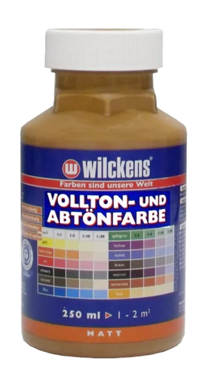 Wilckens® Vollton- und Abtönfarbe Caramel matt 250ml