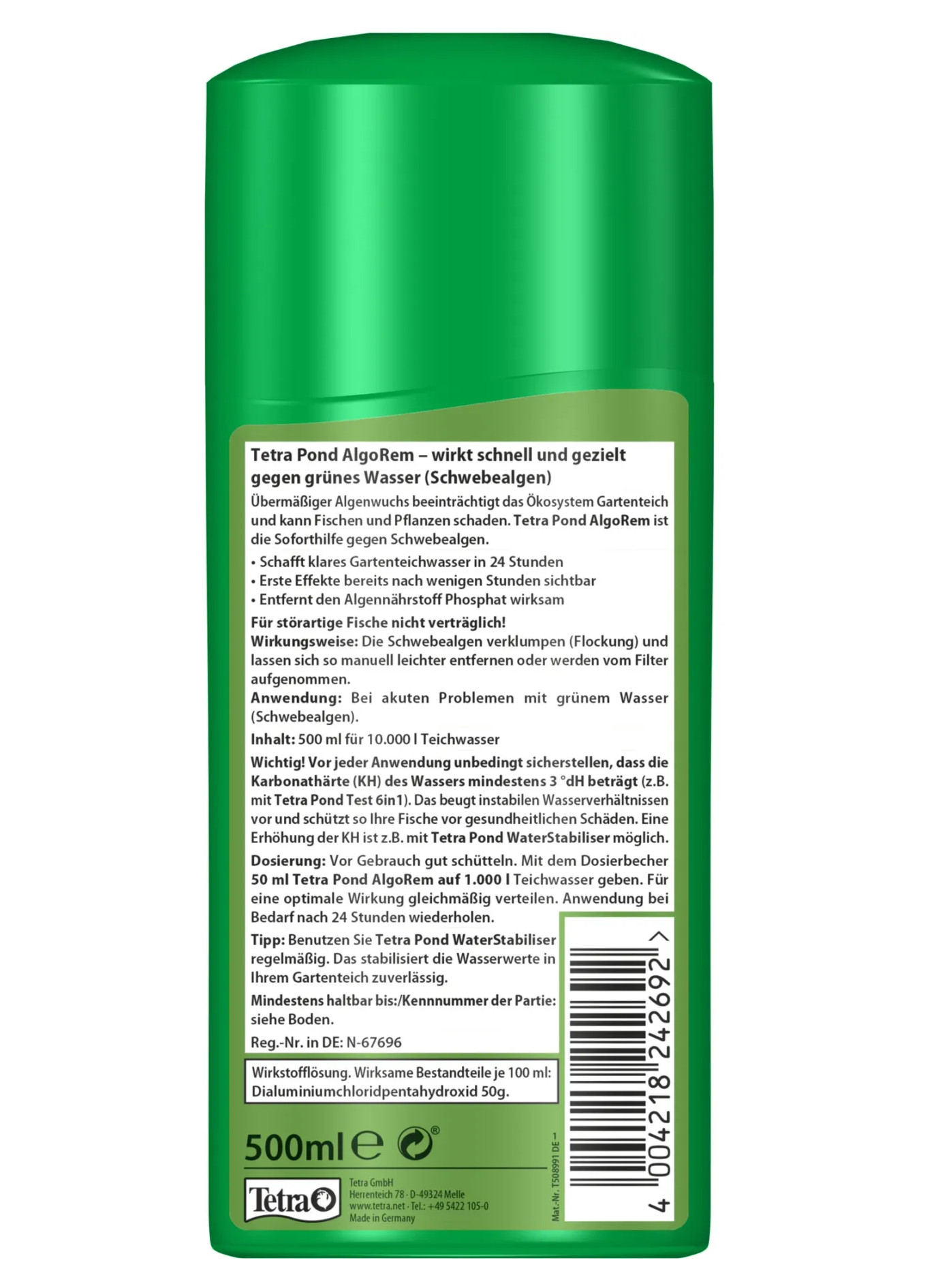 Tetra Pond Algenmittel AlgoRem 500 ml