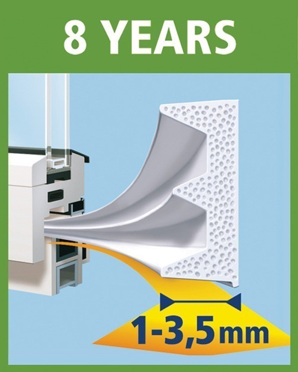 tesamoll® E-Profil Gummidichtung 9 mm x 10 m braun