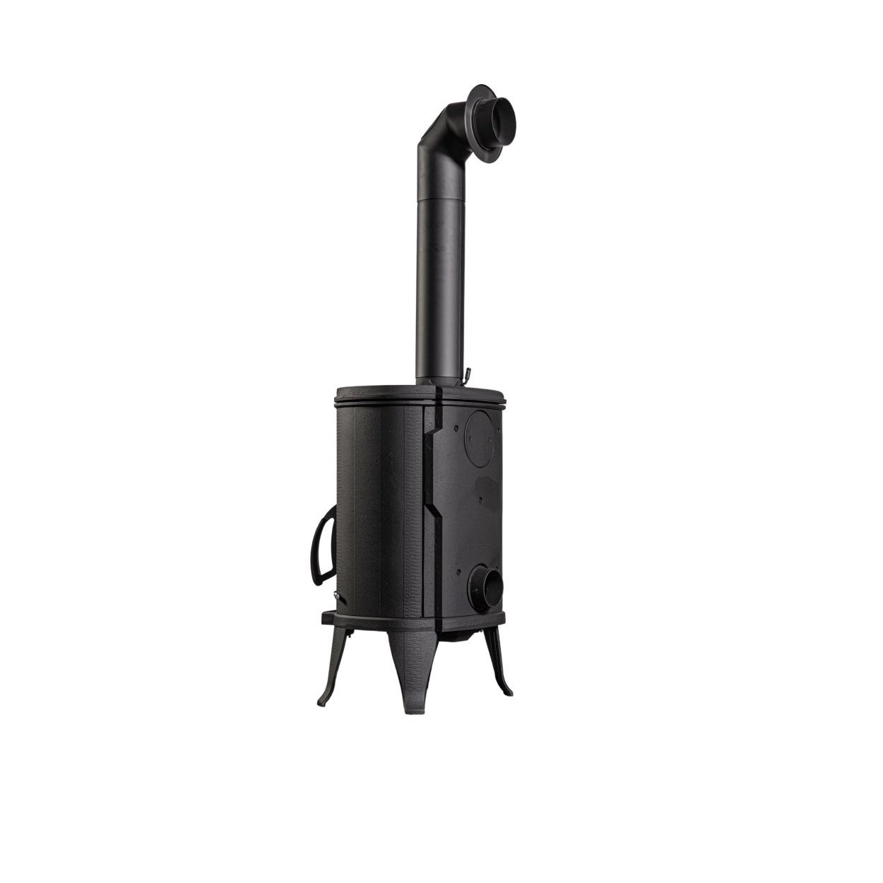 Globe Fire Sirius Kaminofen raumluftunabhängig Guss schwarz 7,2 kW