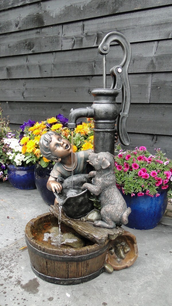 Ubbink AcquaArte Dekobrunnen Regina Bronzeoptik