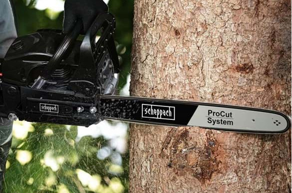 Scheppach Benzin Kettensäge CSP50 Schwertlänge 18"| 2,44 PS
