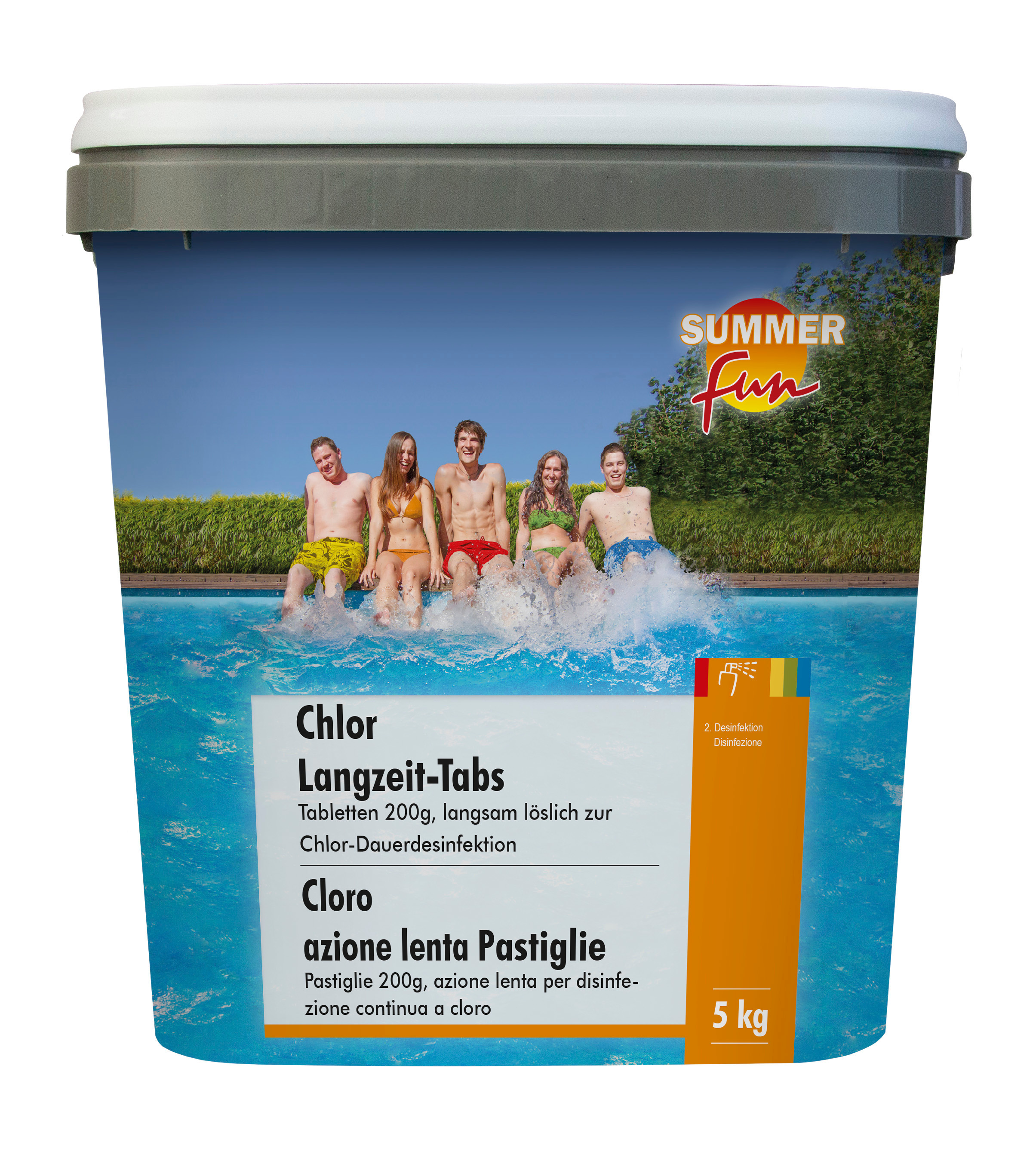 SUMMER fun Chlor Langzeit Tabletten 5kg