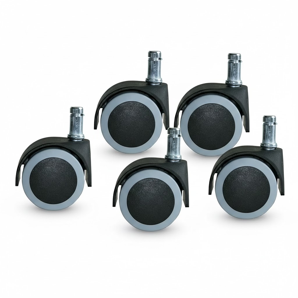 Doppelrollen-Set Ø 50 mm – Lastabhängig gebremst (5 Stück)