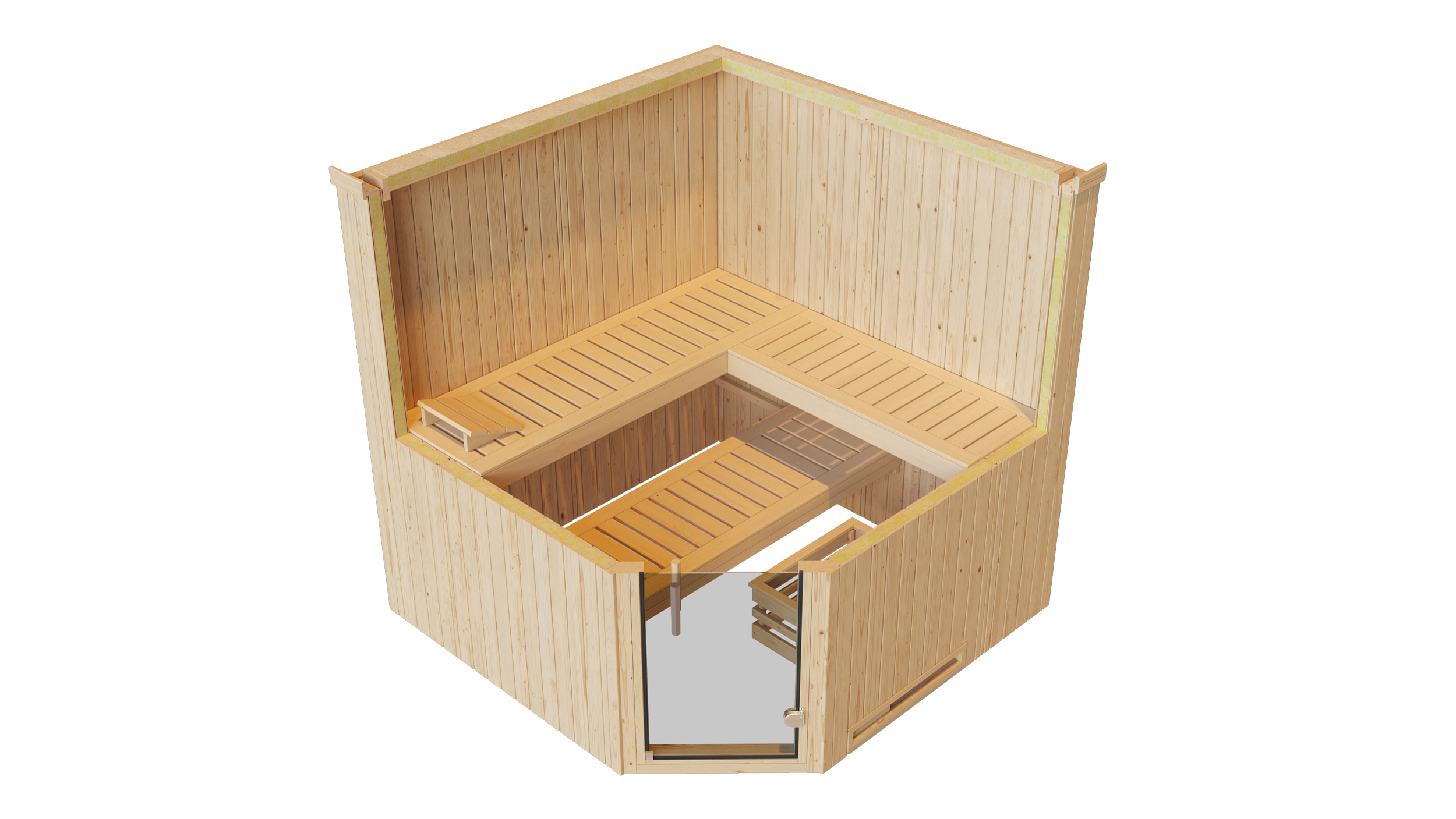 Weka Sauna Varberg 3 GT Trend BioS 7,5kW weiß Weka Sauna Varberg 3 GT Trend BioS 7,5kW weiß