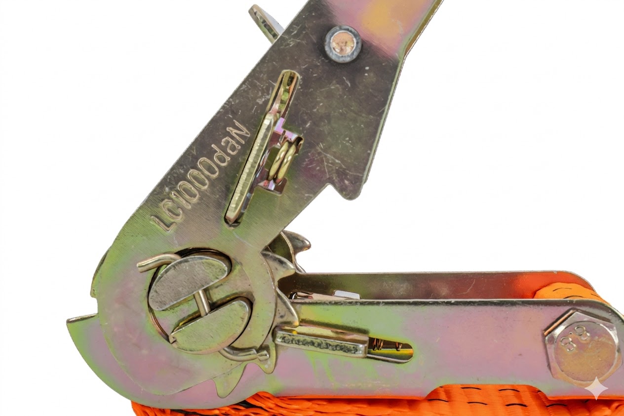 Professioneller Ratschenspanngurt (6 m / 35 mm / 2 t)