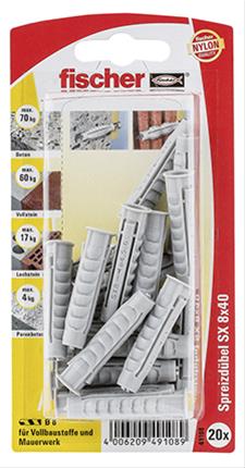 Dübel SX 8 x 40 K SB-Karte