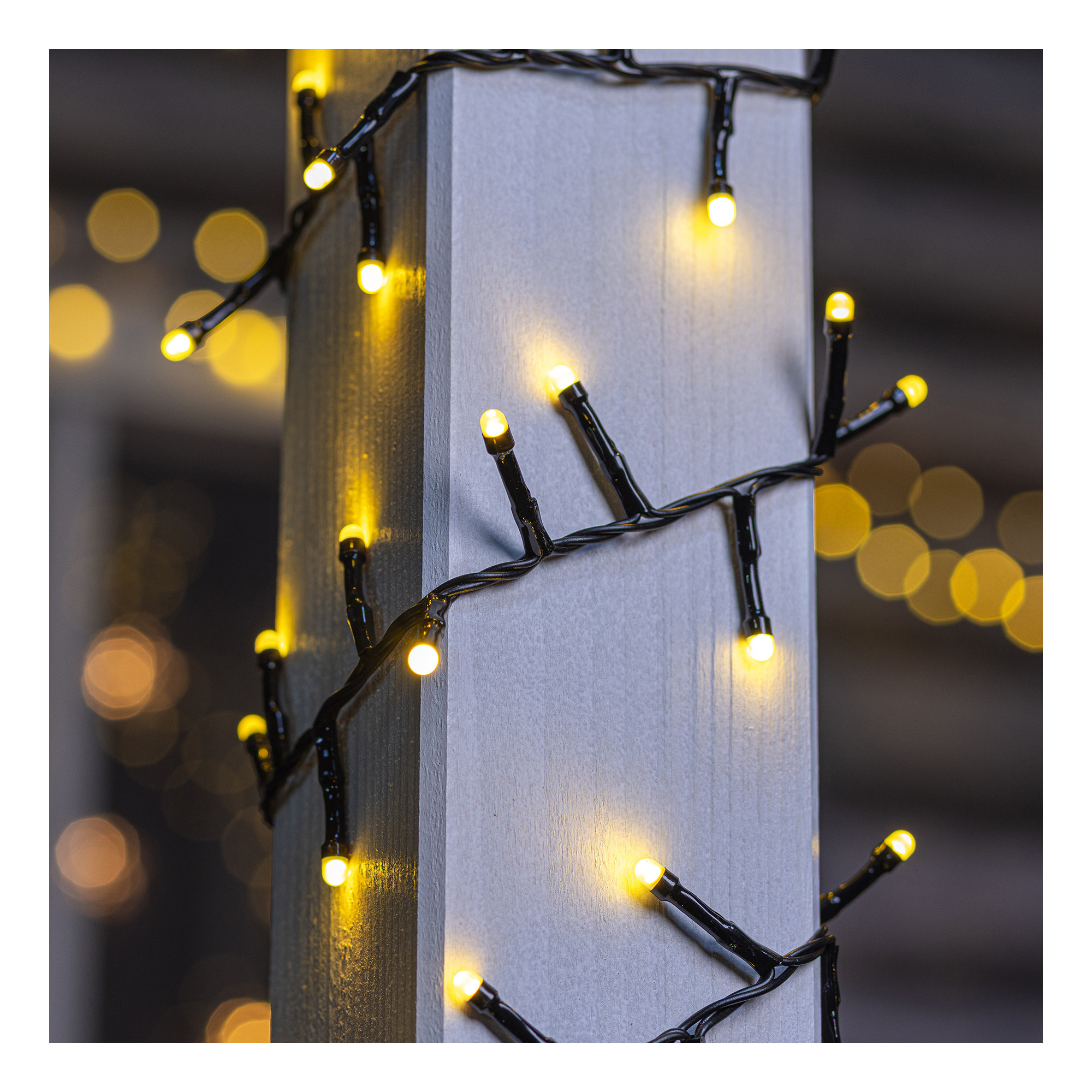LED Lichter auf Kunststoffrad 8 Funktionen für Aussenbereich warmweiß