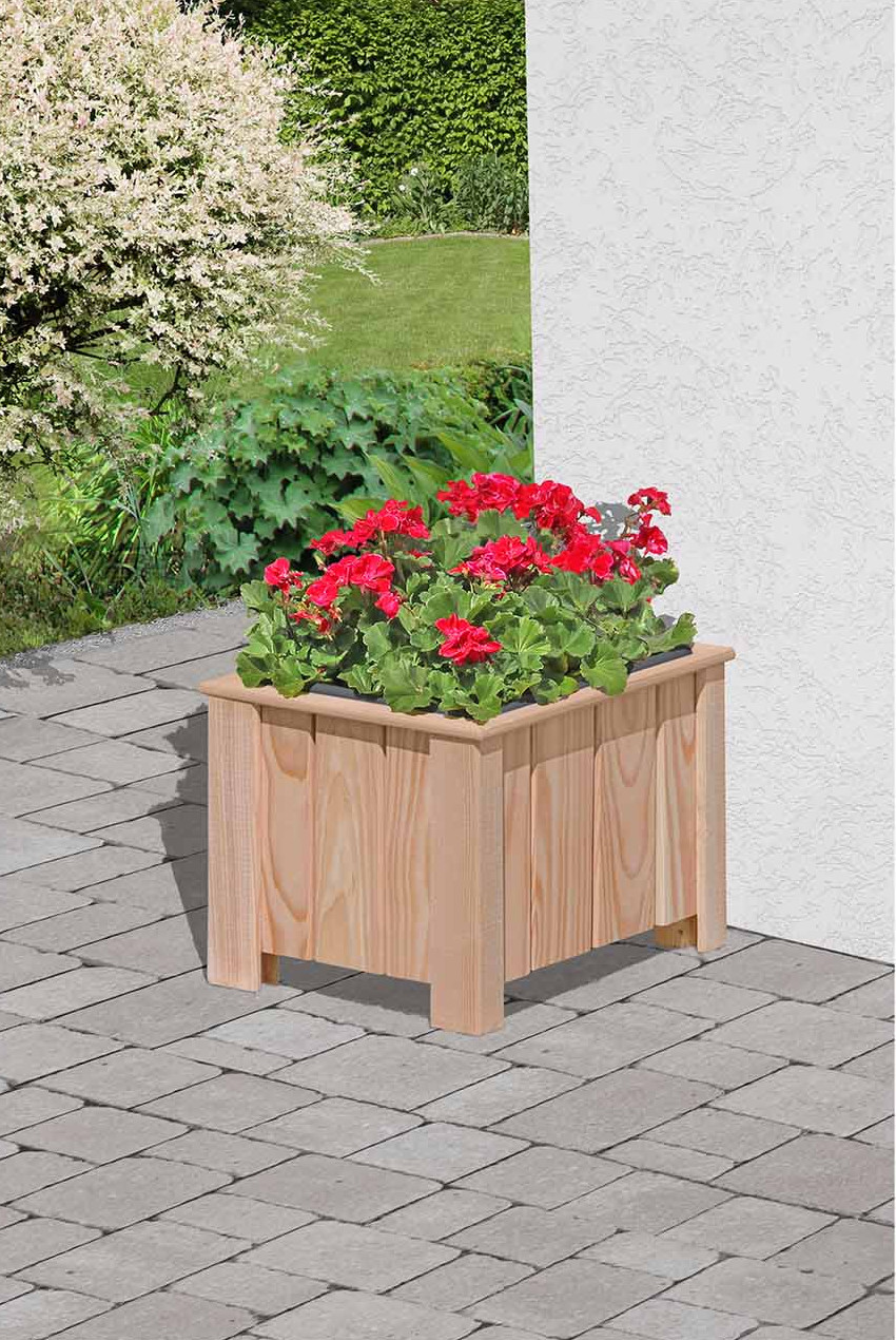 Pflanzkasten CLEO Lärche natur 38x38x30cm 1er