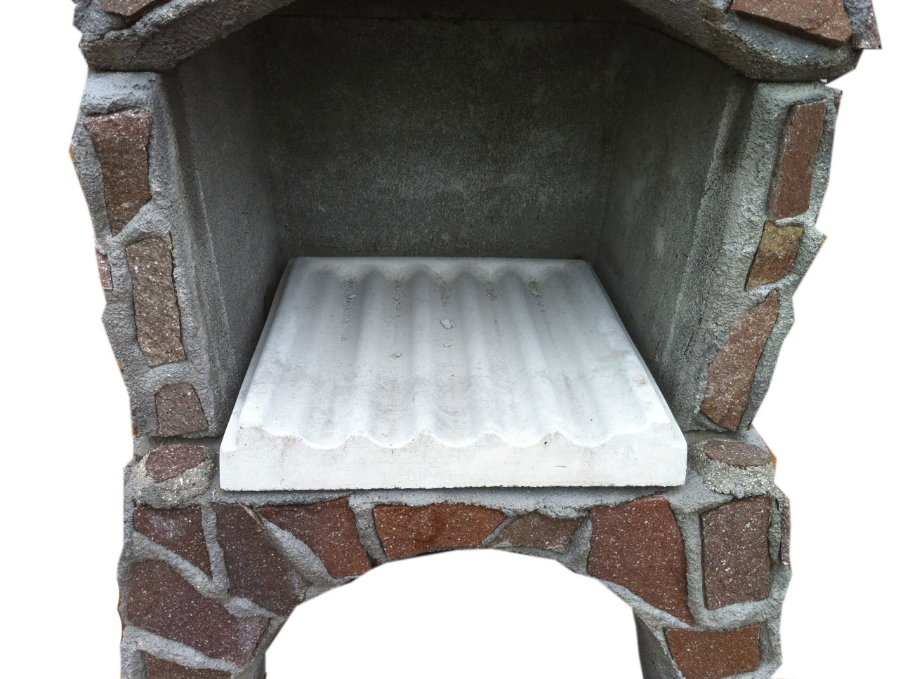 Wellfire Feuerplatte für Grillkamin Landau 49x59x8,5cm