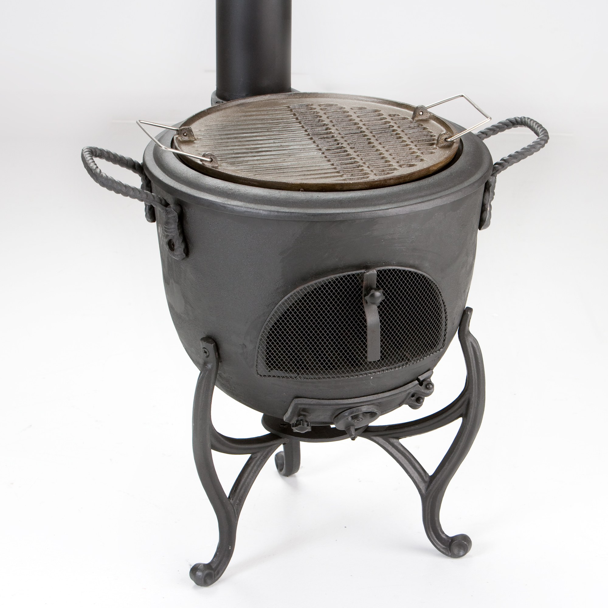 Globe Fire Grillplatte Guss Ø 34,7 cm für Volcano und Krakatau