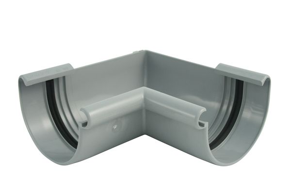 Marley Rinnenwinkel NW 125 mm Innenecke 90° halbrund grau