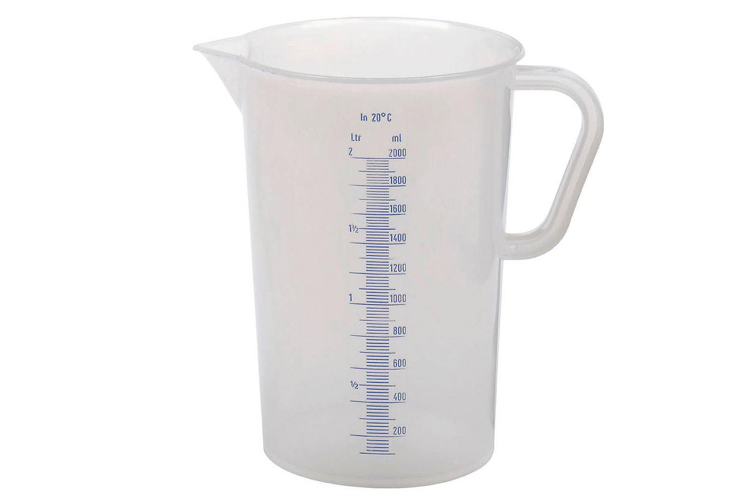 Messbecher 2 Liter Kunststoff