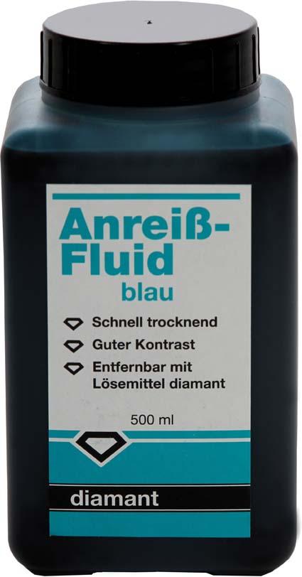 Anreiß-Fluid 500ml blau Diamant
