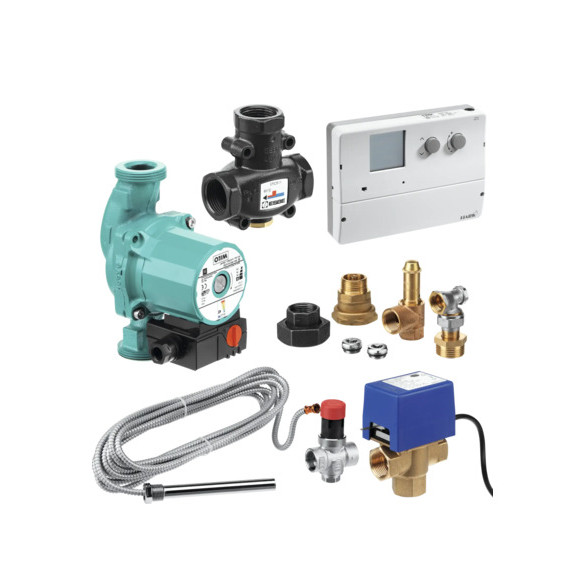 Anschlusszubehör Paket 4 Solar für Hark Kaminofen wasserführend