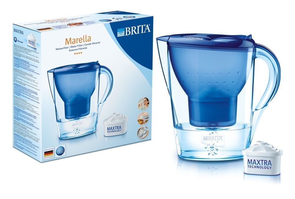 Brita Wasserfilter Marella cool blau 2,4 Liter