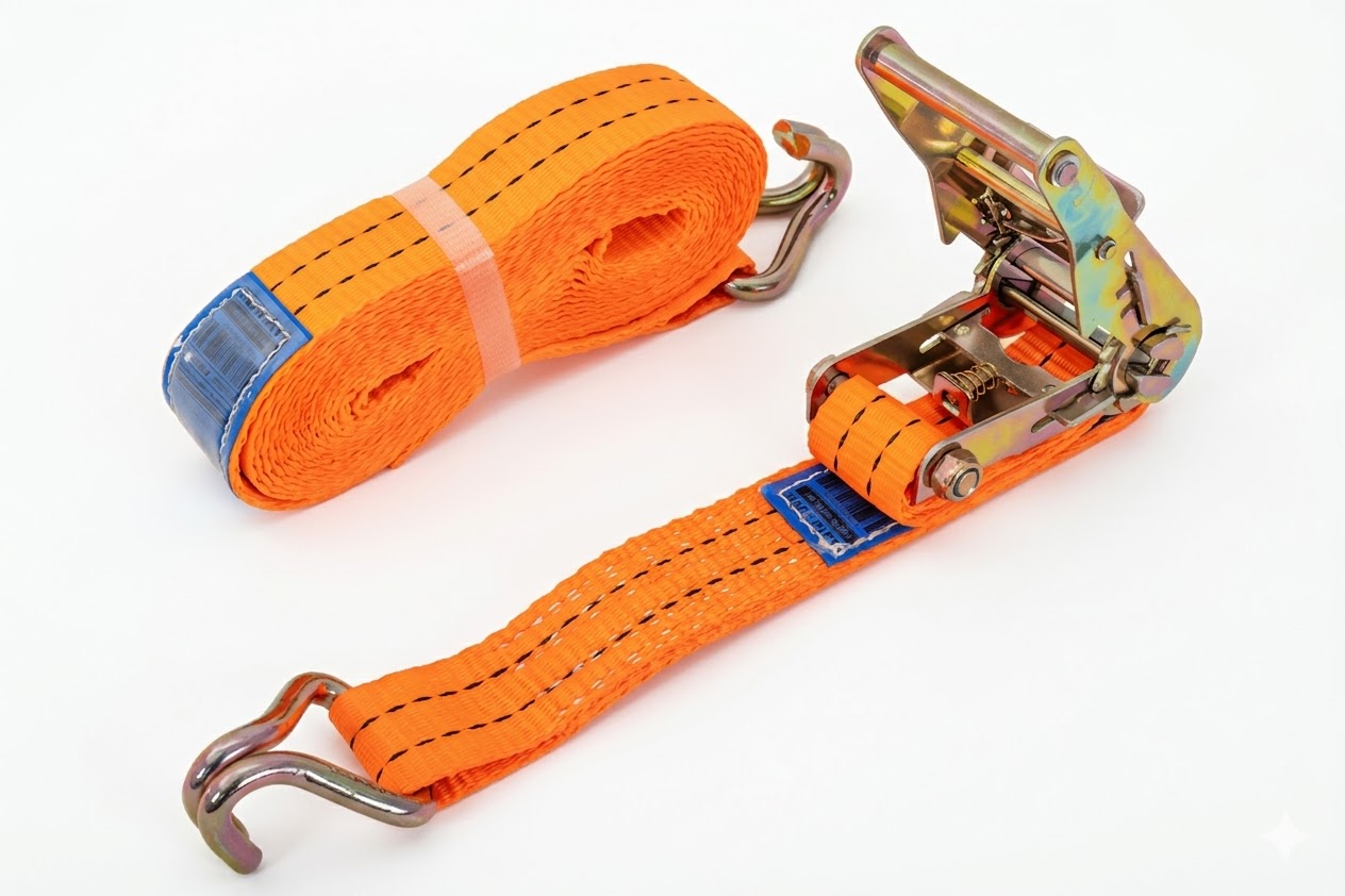 Professioneller Ratschenspanngurt (6 m / 35 mm / 2 t)