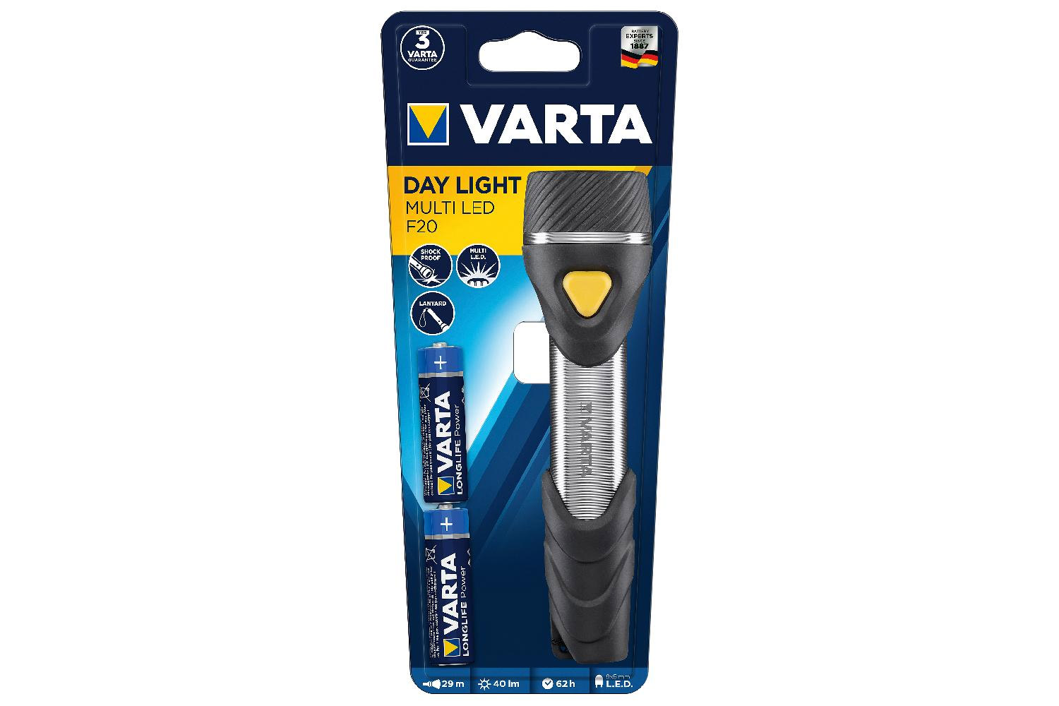 Varta Taschenlampe Day Light Milti LED F20