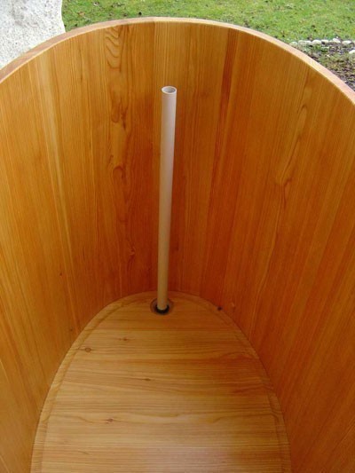 Tauchbecken  Achleitner 420L Kambalaholz natur