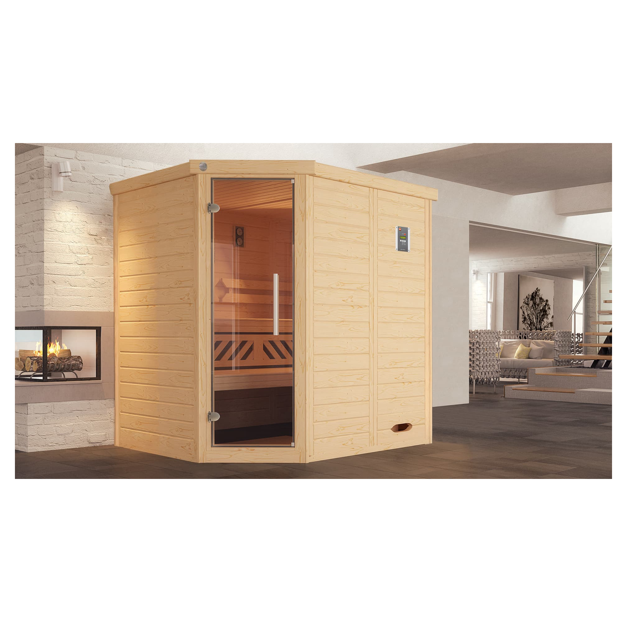 Weka Sauna KEMI 7,5 kW BioS GT/F Gr.2