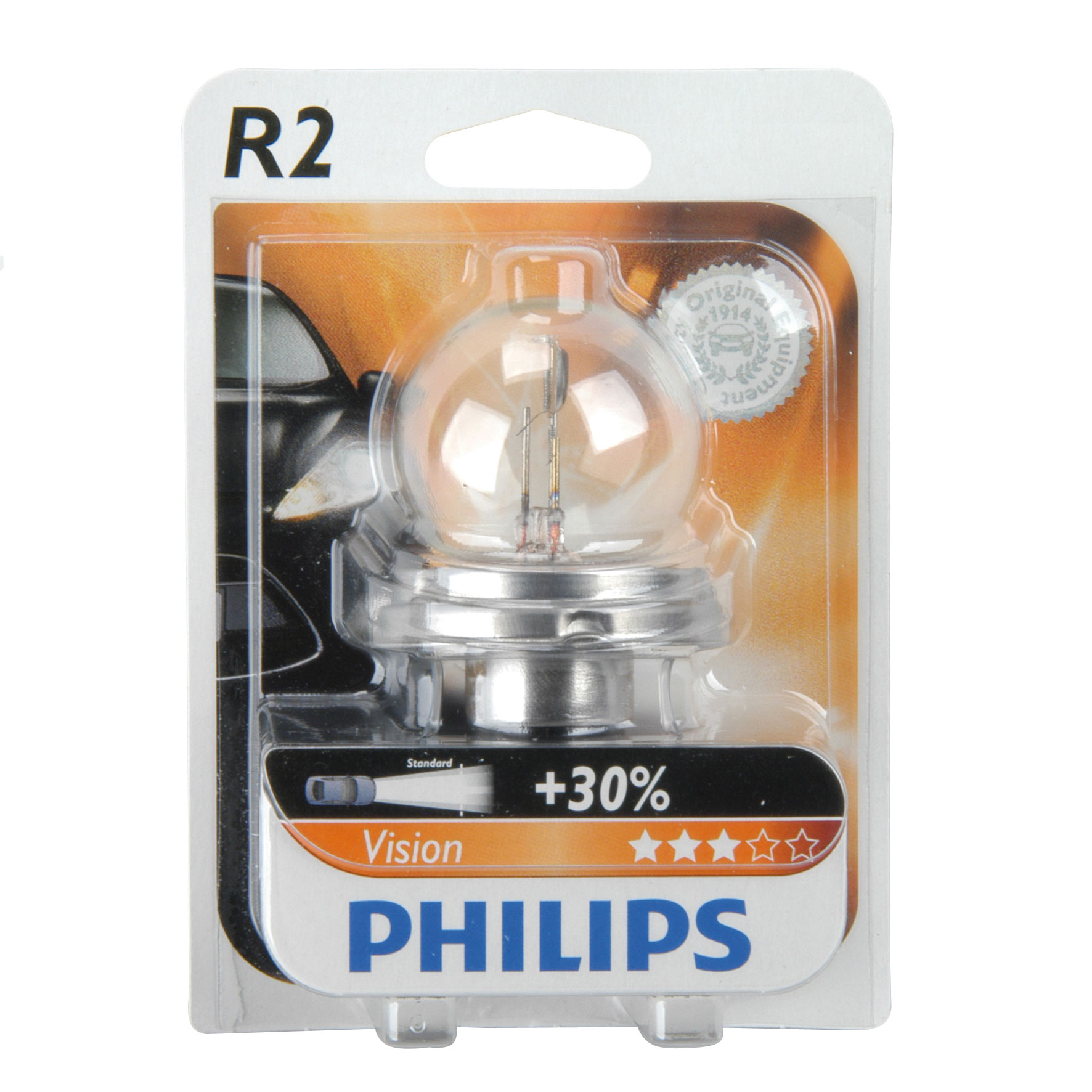 Philips Abblendlampe R2 12 Volt /  40/45 Watt - Autobeleuchtung