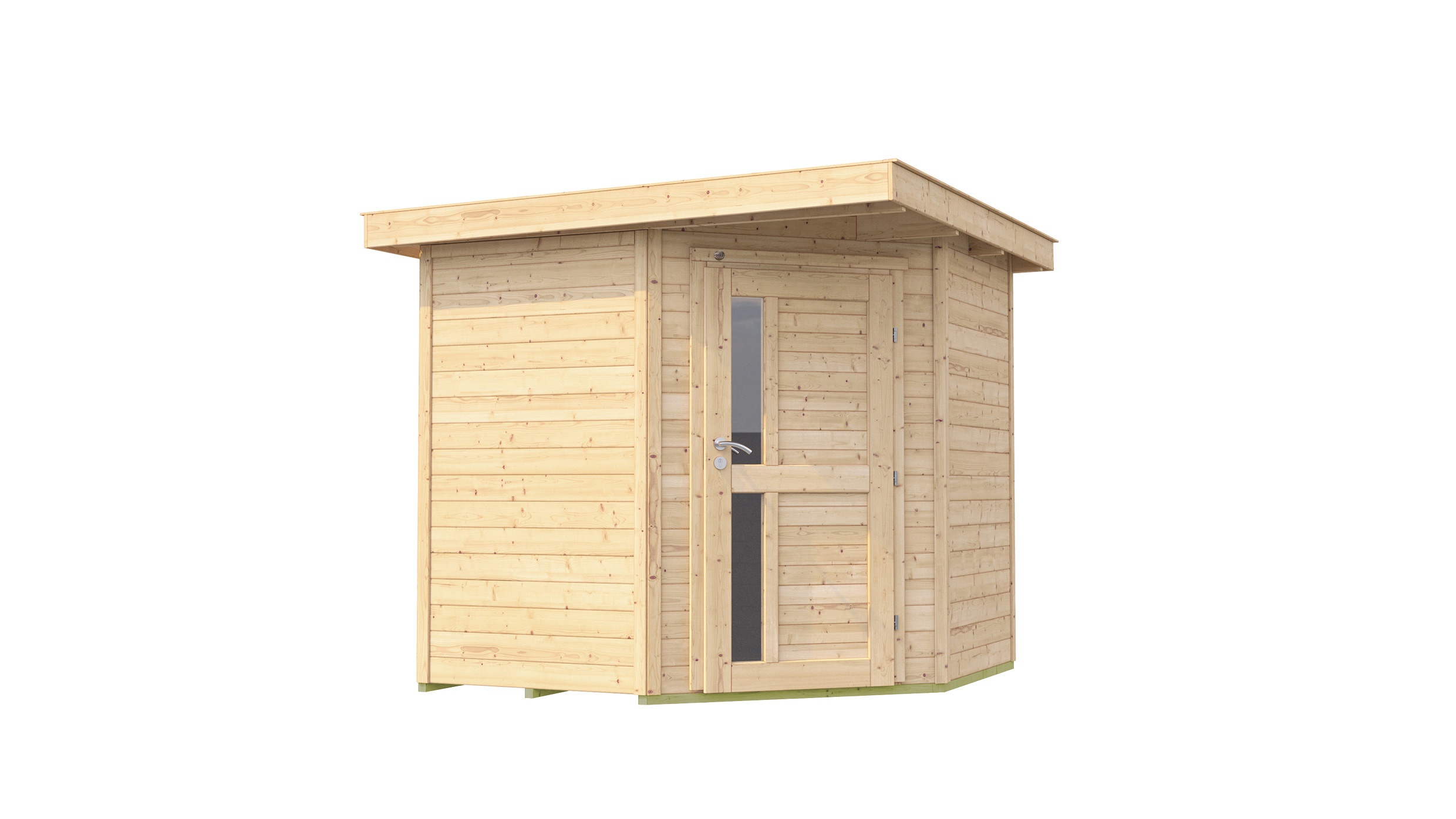 weka Gartenhaus 229 A Gr. 1, natur, 21 mm, neue De