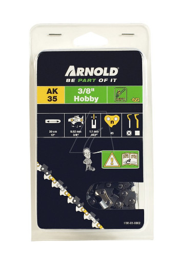 ARNOLD® Sägekette 3/8" LP 1,1mm 45TG Halbmeißel