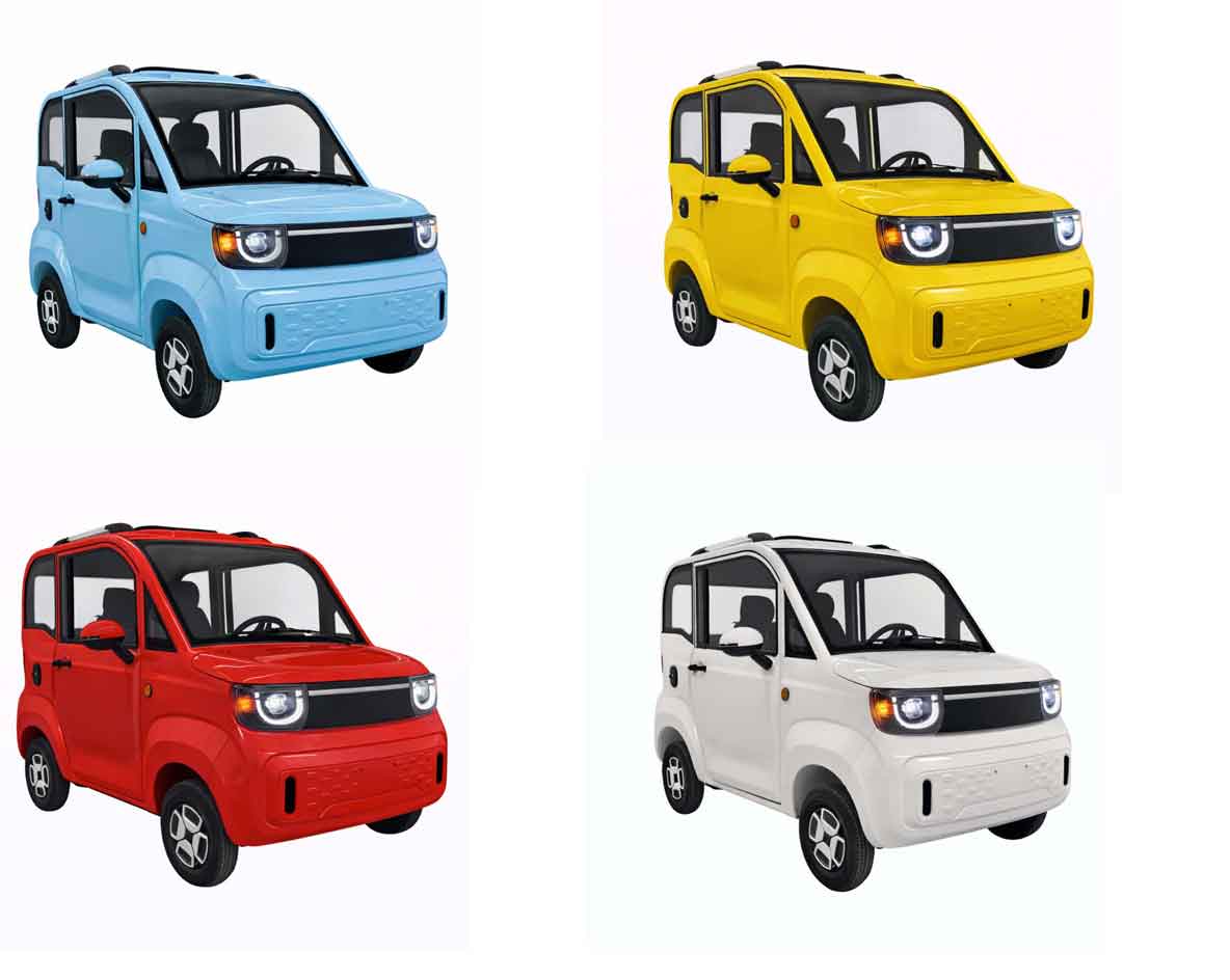 Mopedauto Microcar Vitale X9 2 SITZE Nebeneinander