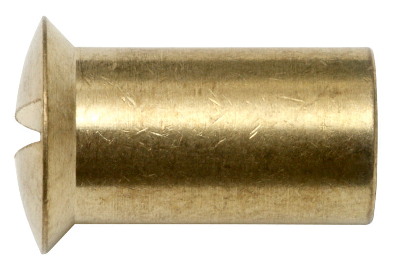 Hülsenmuttern M5 × 14 mm, Messing blank, 4 Stück