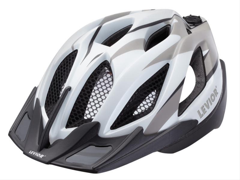 Allroundfahrradhelm Levior SpiriTWO Gr. L / 55-61cm schwarz-grau