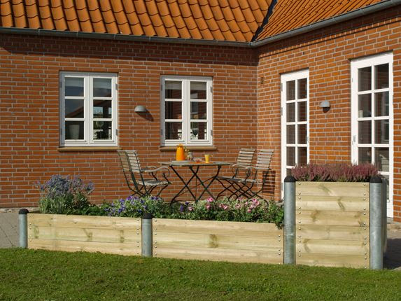 PIPE Hochbeet - 80×80 cm - Lärche